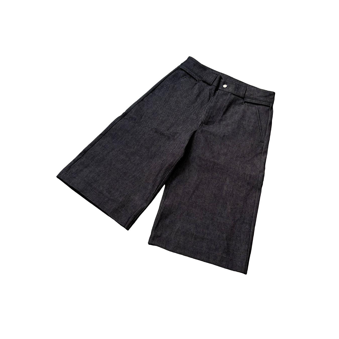 SMOKED INDIGO RAW DENIM JORTS || 1969 FOLLEMENTE