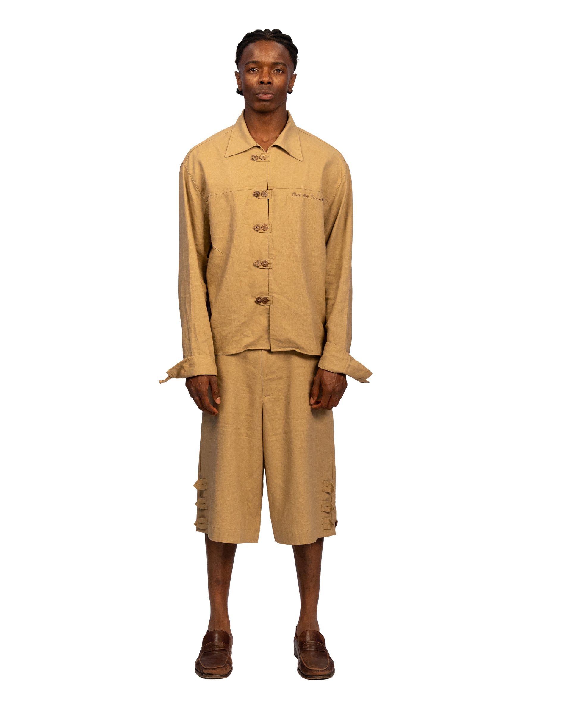 Coconut Linen Sand Shorts bundle — Patwa SS26