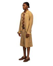Coconut Linen Shirt Sand — Patwa SS26