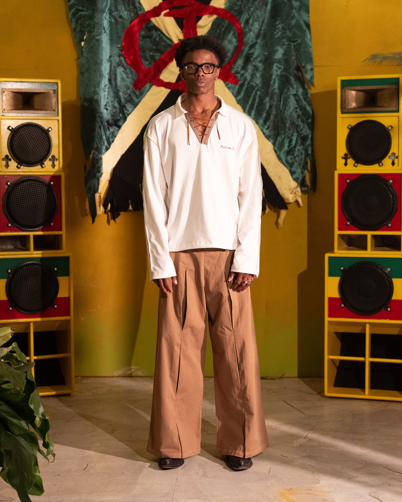 Sculpted Pants — Cafè Cotton Patwa SS26