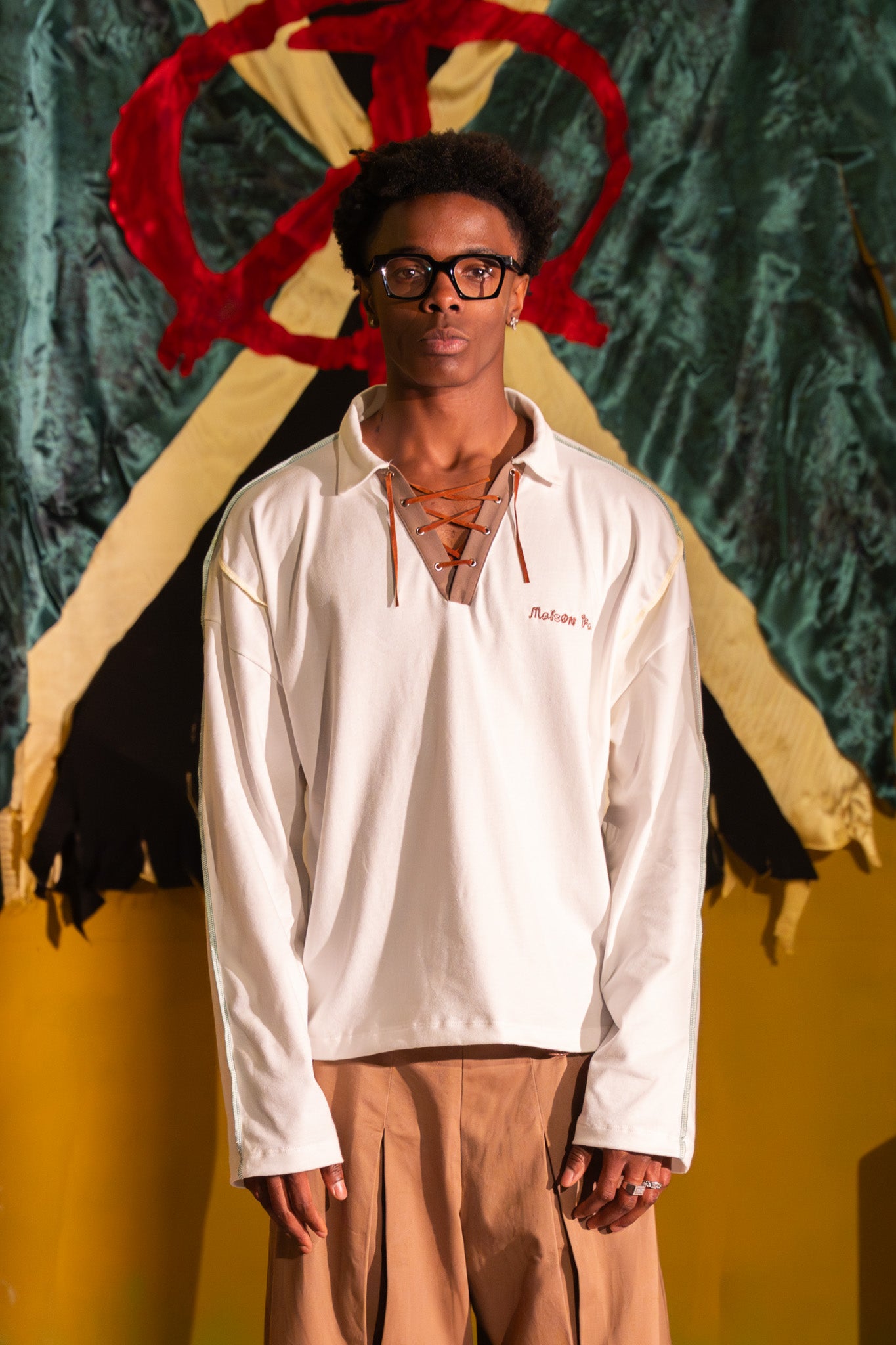 One Love Off-Shoulder Polo — Patwa SS26