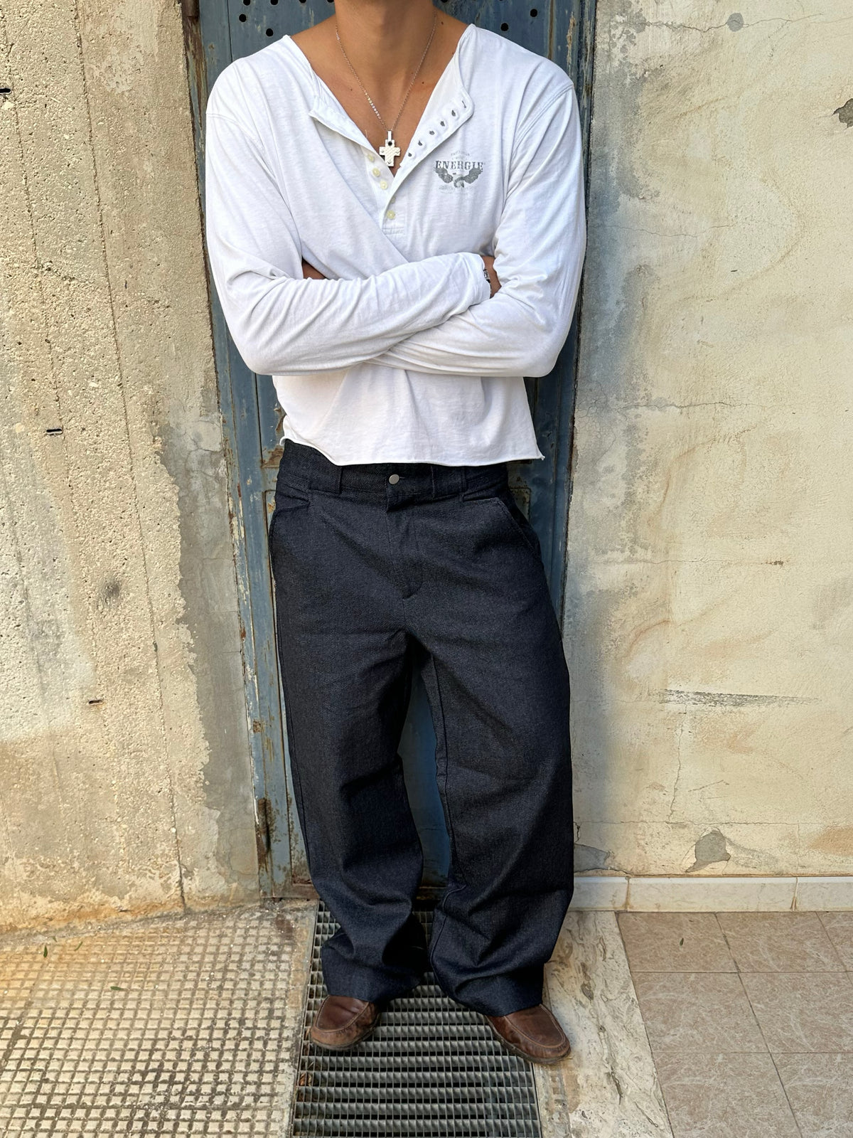 Smoked Indigo Raw Denim Jeans — 1969 Follemente
