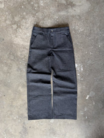 Smoked Indigo Raw Denim Jeans — 1969 Follemente
