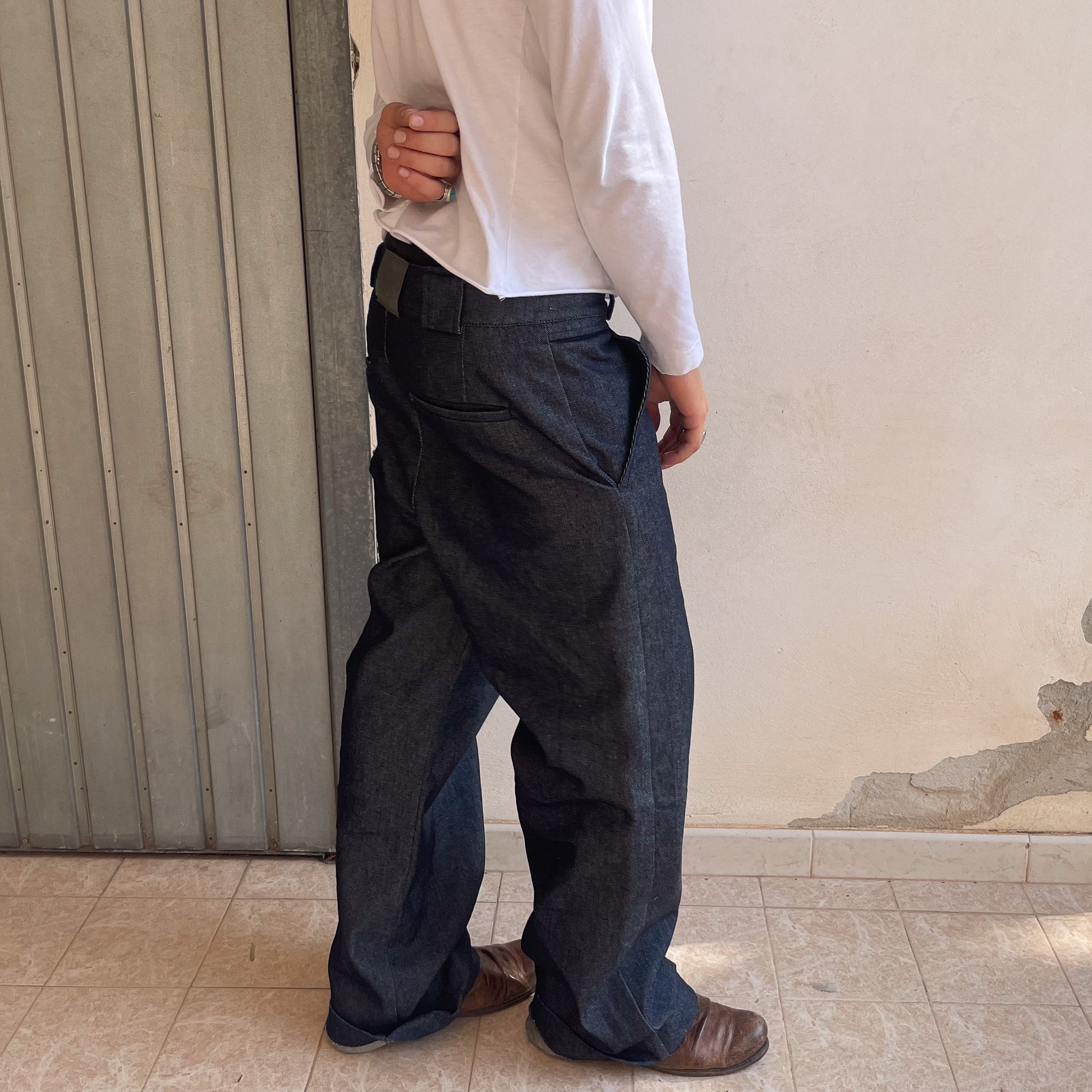 SMOKED INDIGO RAW DENIM || 1969 FOLLEMENTE