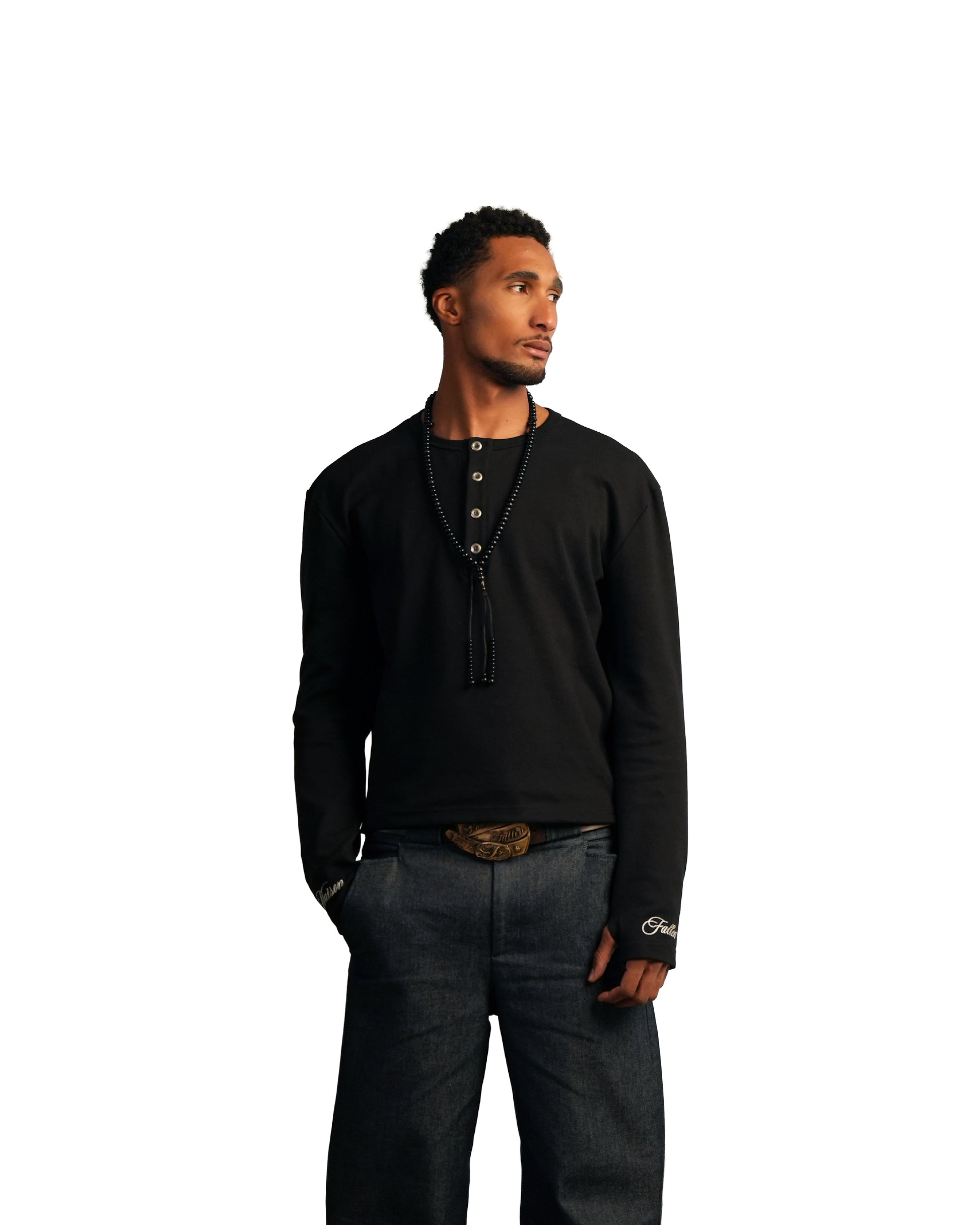 Thumbhole Longsleeve — Iris Black