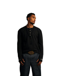 Thumbhole Longsleeve — Iris Black