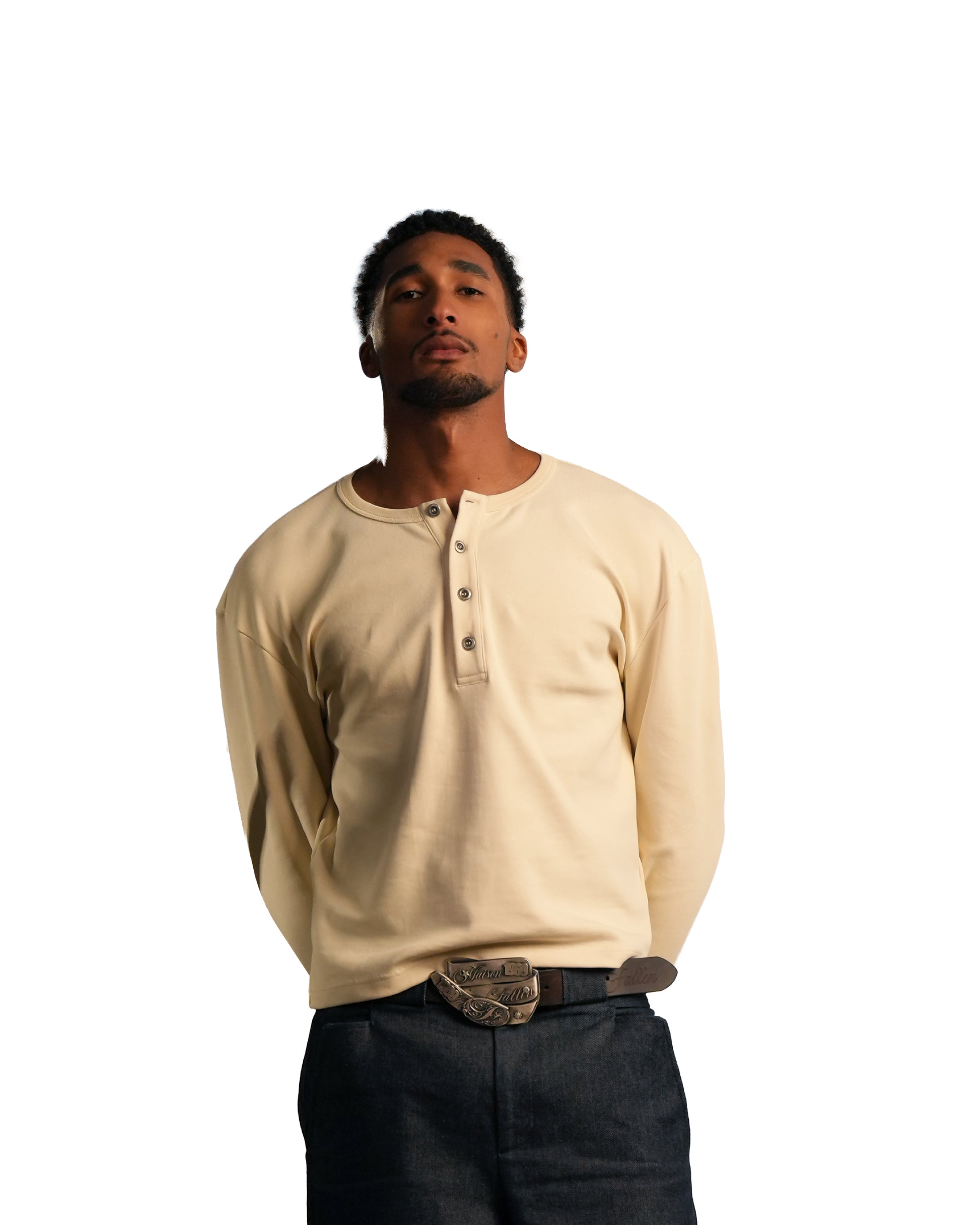 Thumbhole Longsleeve — Iris Ivory