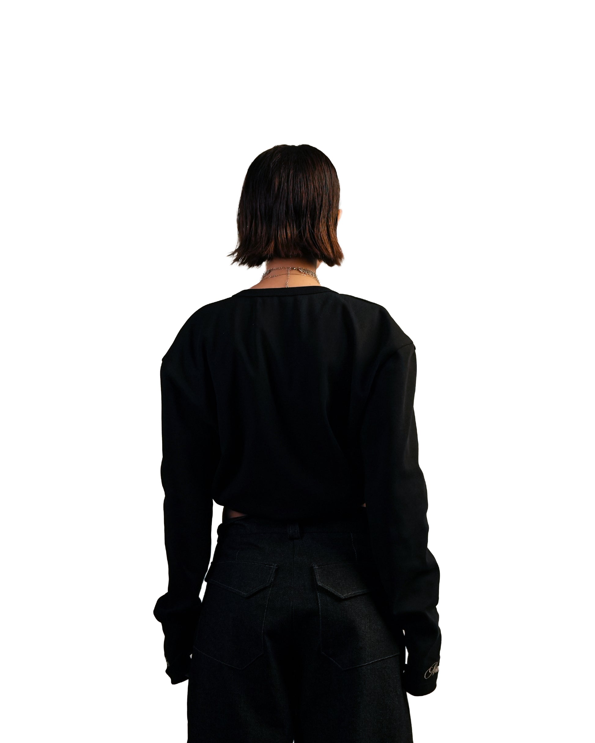 Thumbhole Longsleeve — Iris Black