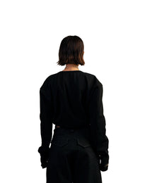 Thumbhole Longsleeve — Iris Black