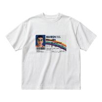 “Mc LOVIN” organic white cotton boxy tee