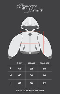 SÉCURITÉ RAW DENIM BOMBER JACKET || 1969 FOLLEMENTE