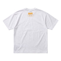 “Squirt” organic white cotton boxy tee