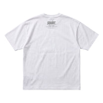 “Squirt” organic white cotton boxy tee