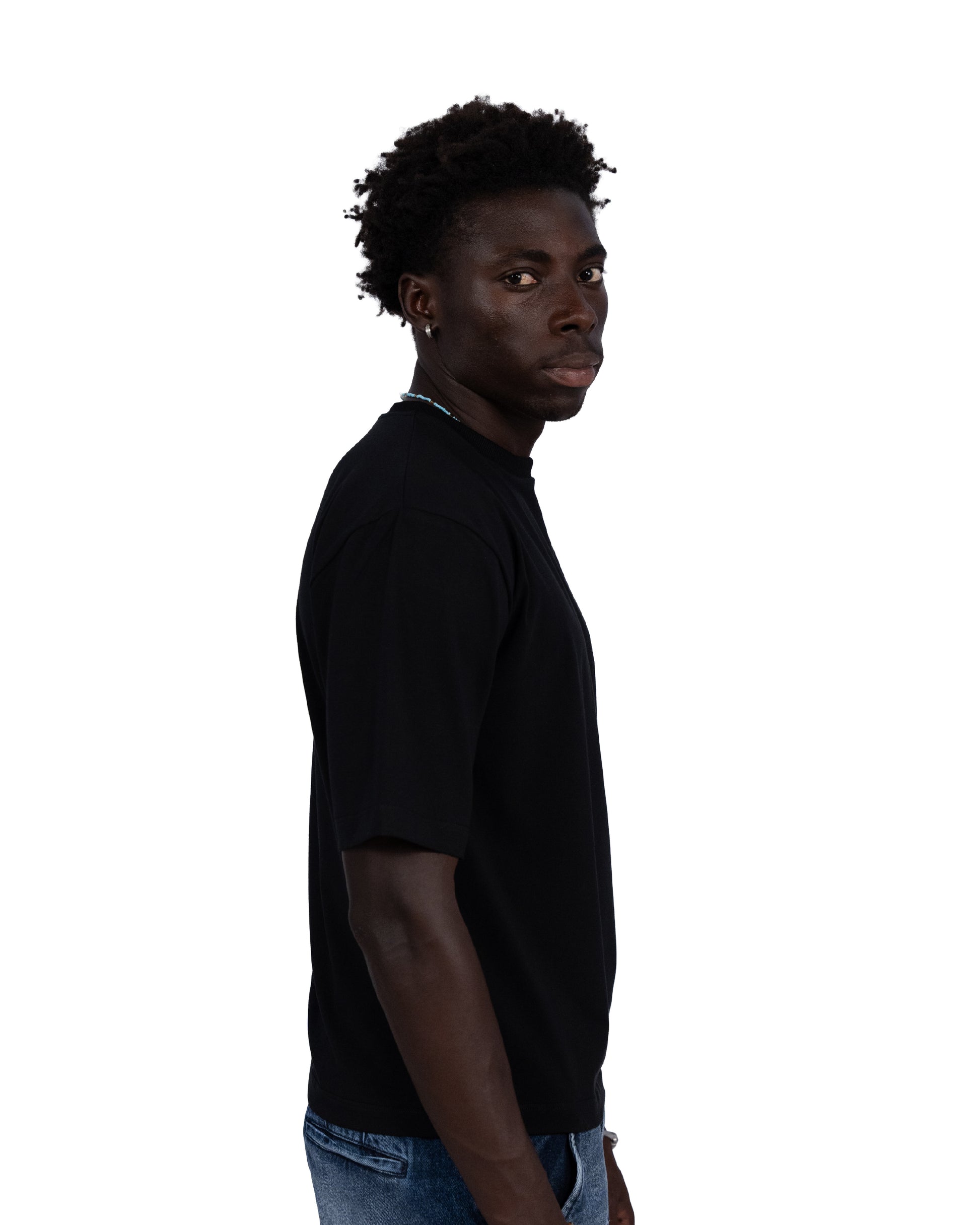 “everyday” organic cotton tee black