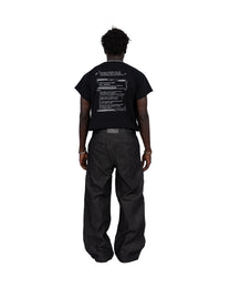 "follemente" organic cotton baby tee black — Patwa SS26