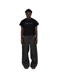 "follemente" organic cotton baby tee black — Patwa SS26