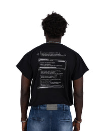 "follemente" organic cotton baby tee black — Patwa SS26