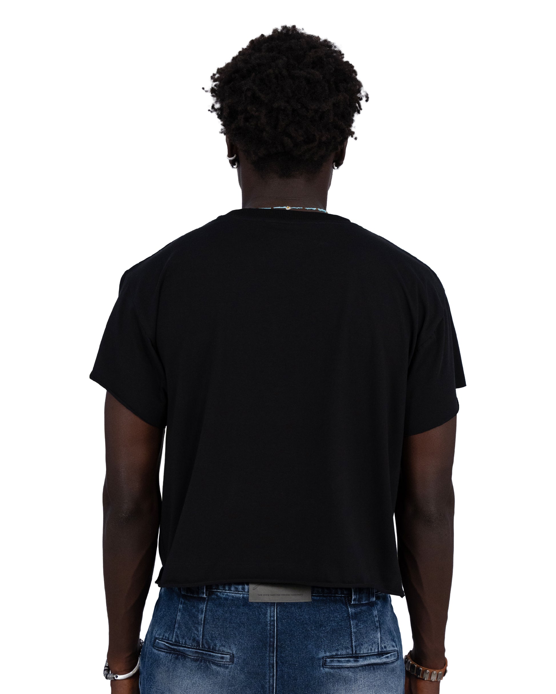 “everyday” organic cotton baby tee black