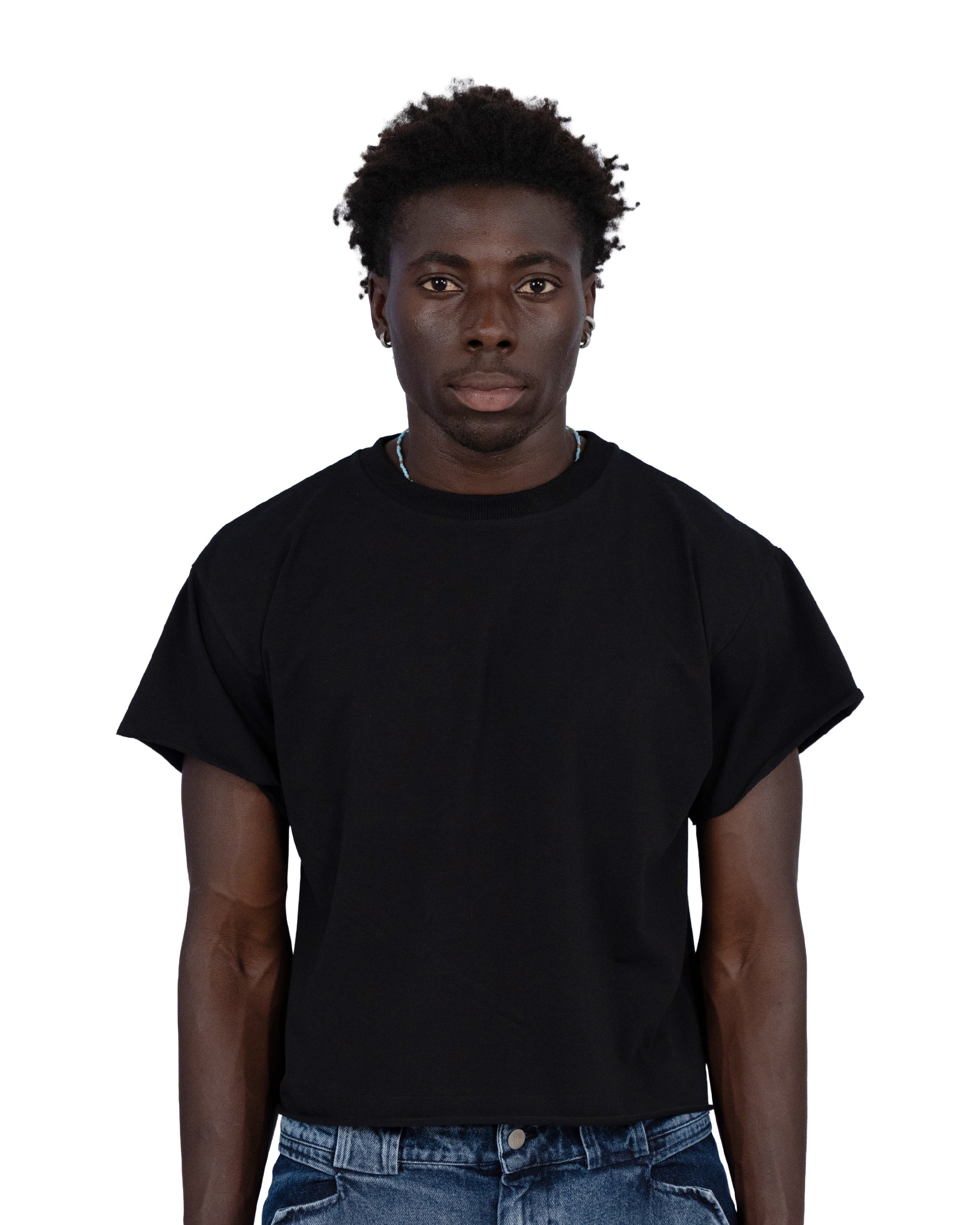 “everyday” organic cotton baby tee black