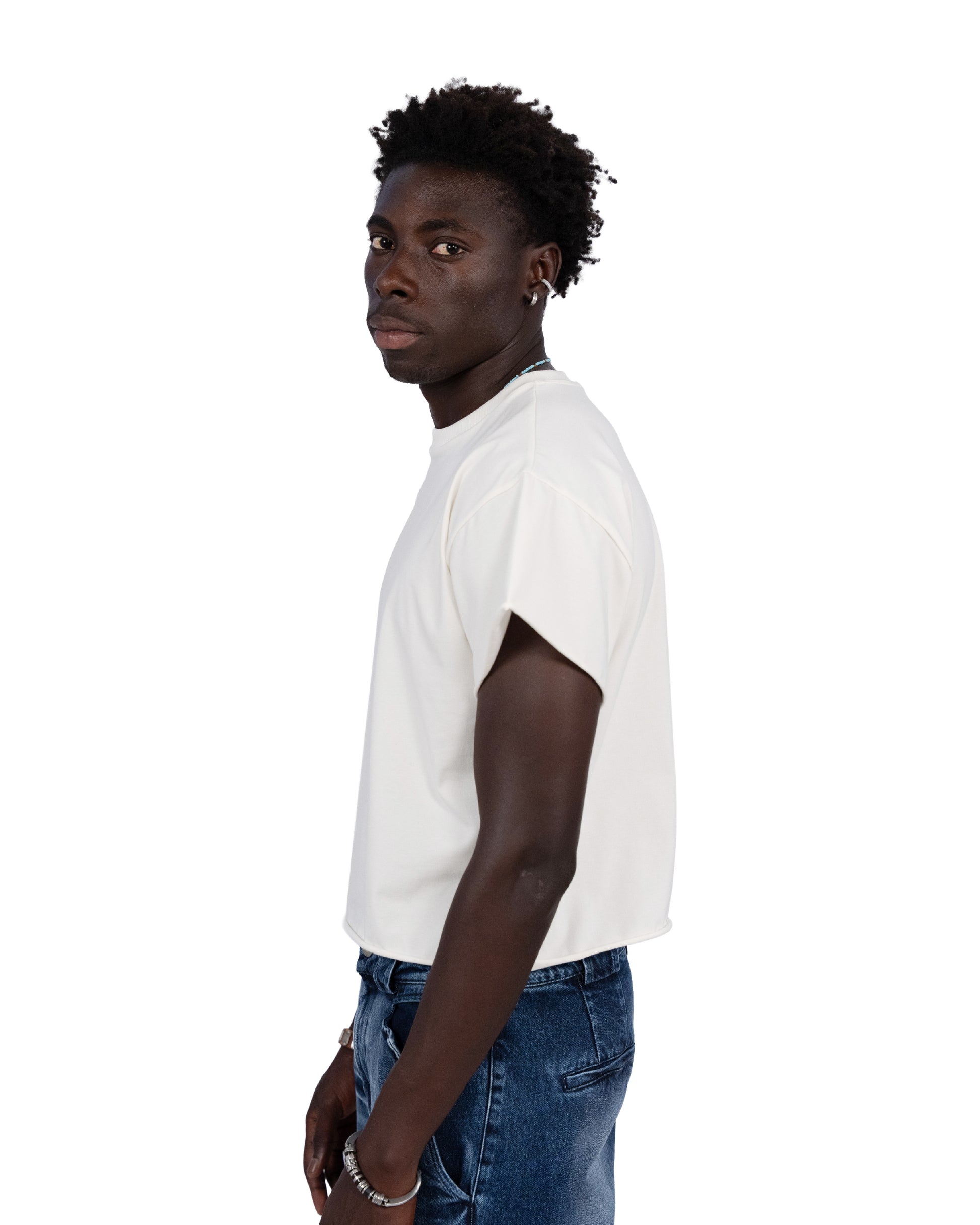 “everyday” organic cotton baby tee white