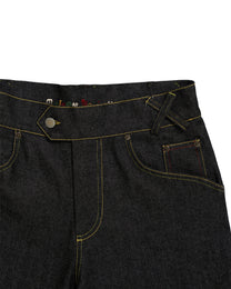 BLACK RAW DENIM BOOTCUT || ROOTS