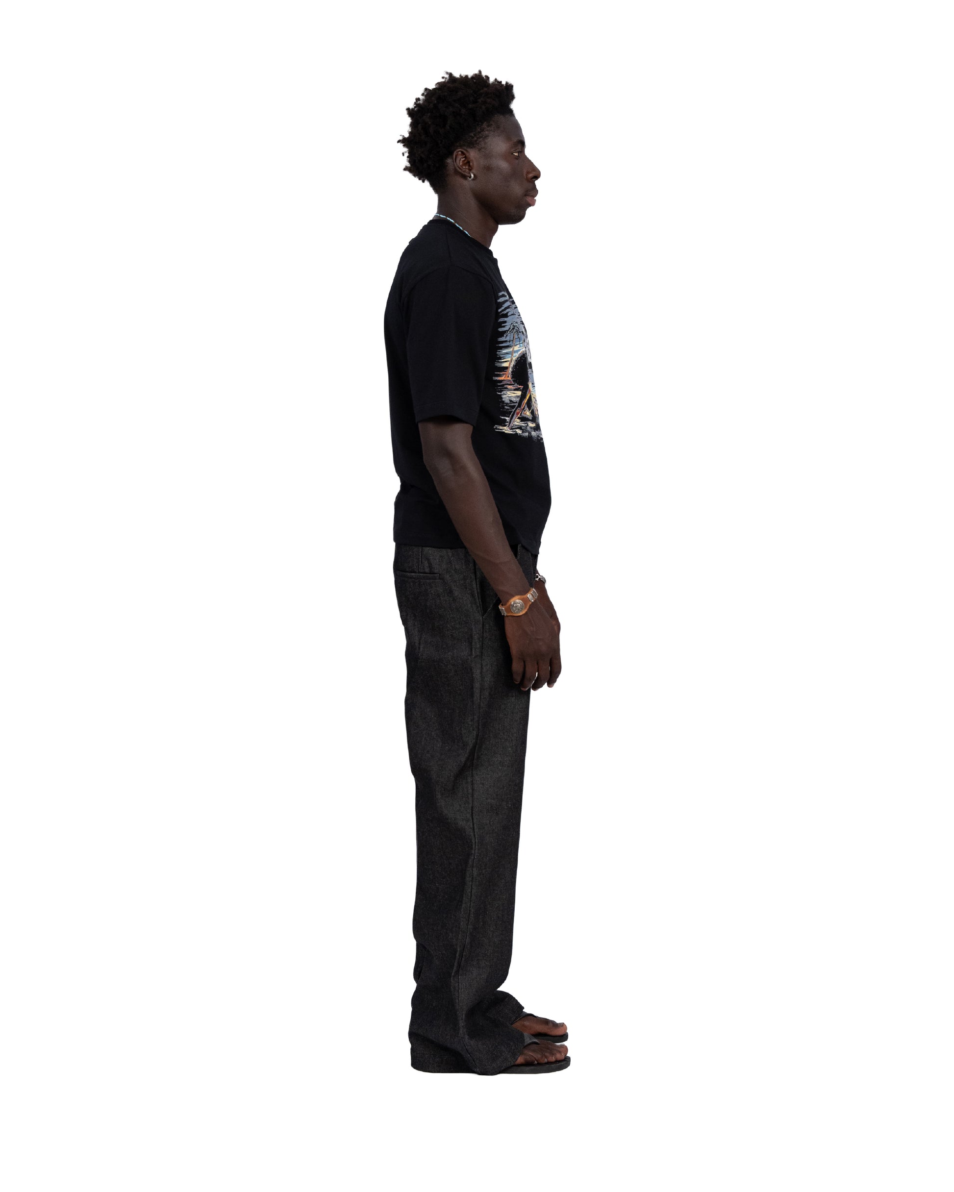 “Carribean” organic cotton boxy tee — Patwa SS26