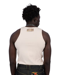 "coconut" cotton rib tank cream  — Patwa SS26