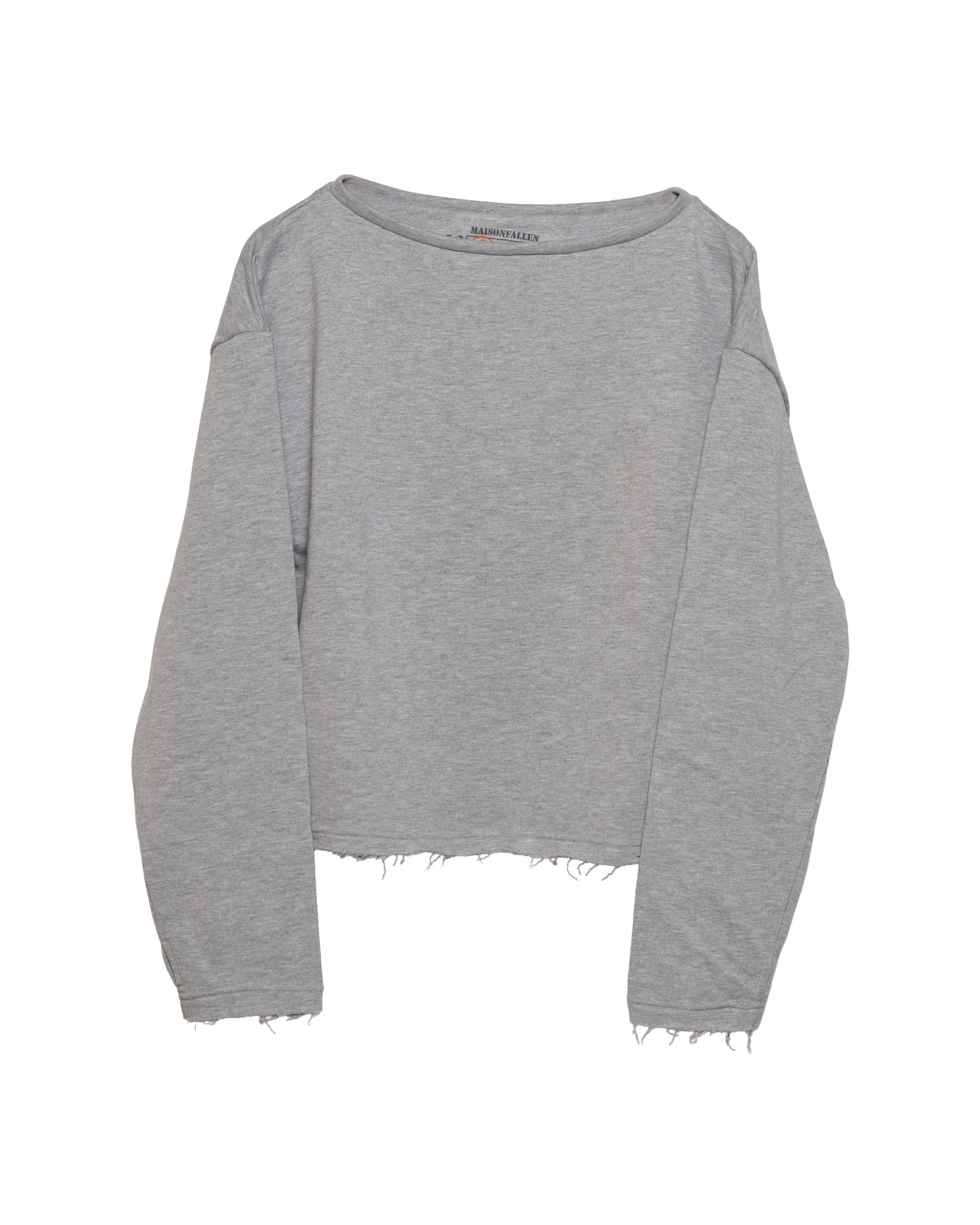 Cenere Sweatshirt — Organic Cotton Boat Neck