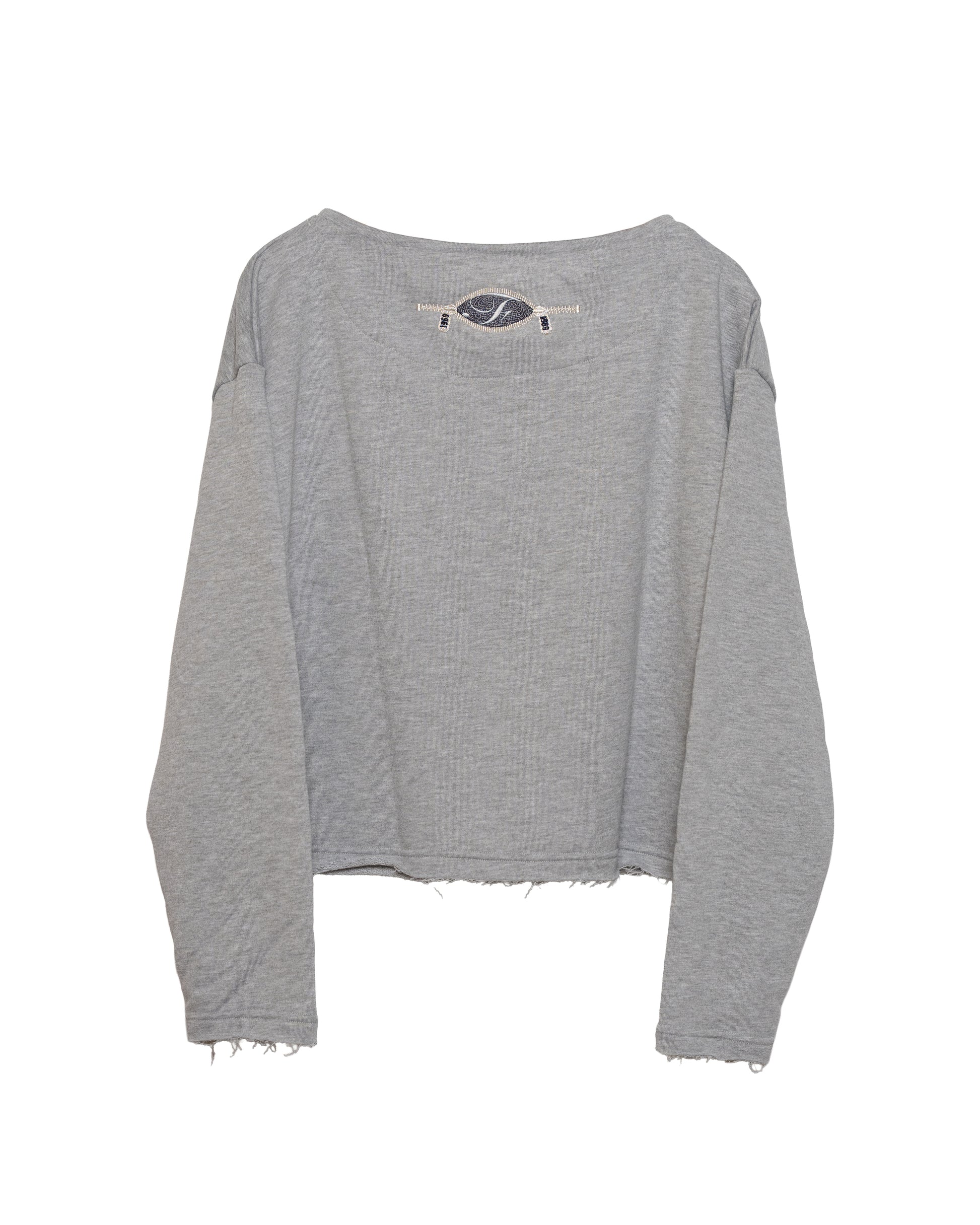 Cenere Sweatshirt — Organic Cotton Boat Neck
