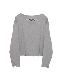 Cenere Sweatshirt — Organic Cotton Boat Neck
