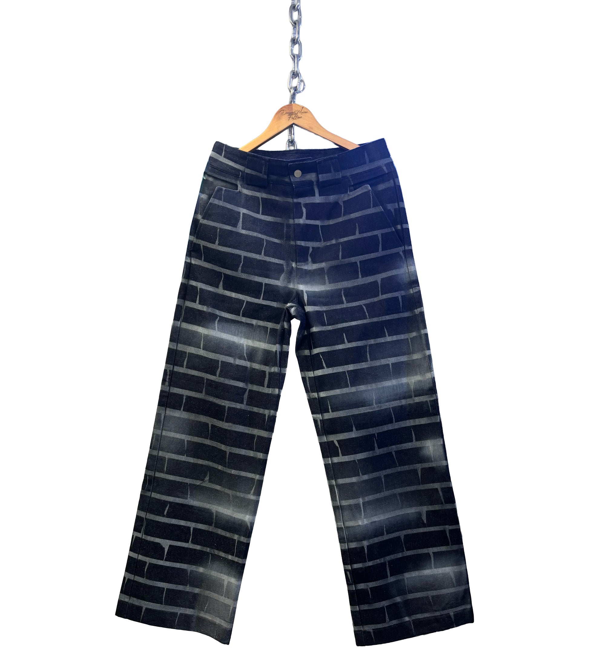 &quot;RAW BRICK&quot; INDIGO RAW DENIM PANTS CUSTOM || 1969 FOLLEMENTE