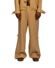 Coconut Linen Pants Sand — Patwa SS26