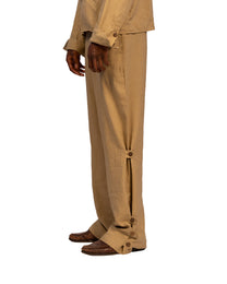 Coconut Linen Pants Sand — Patwa SS26