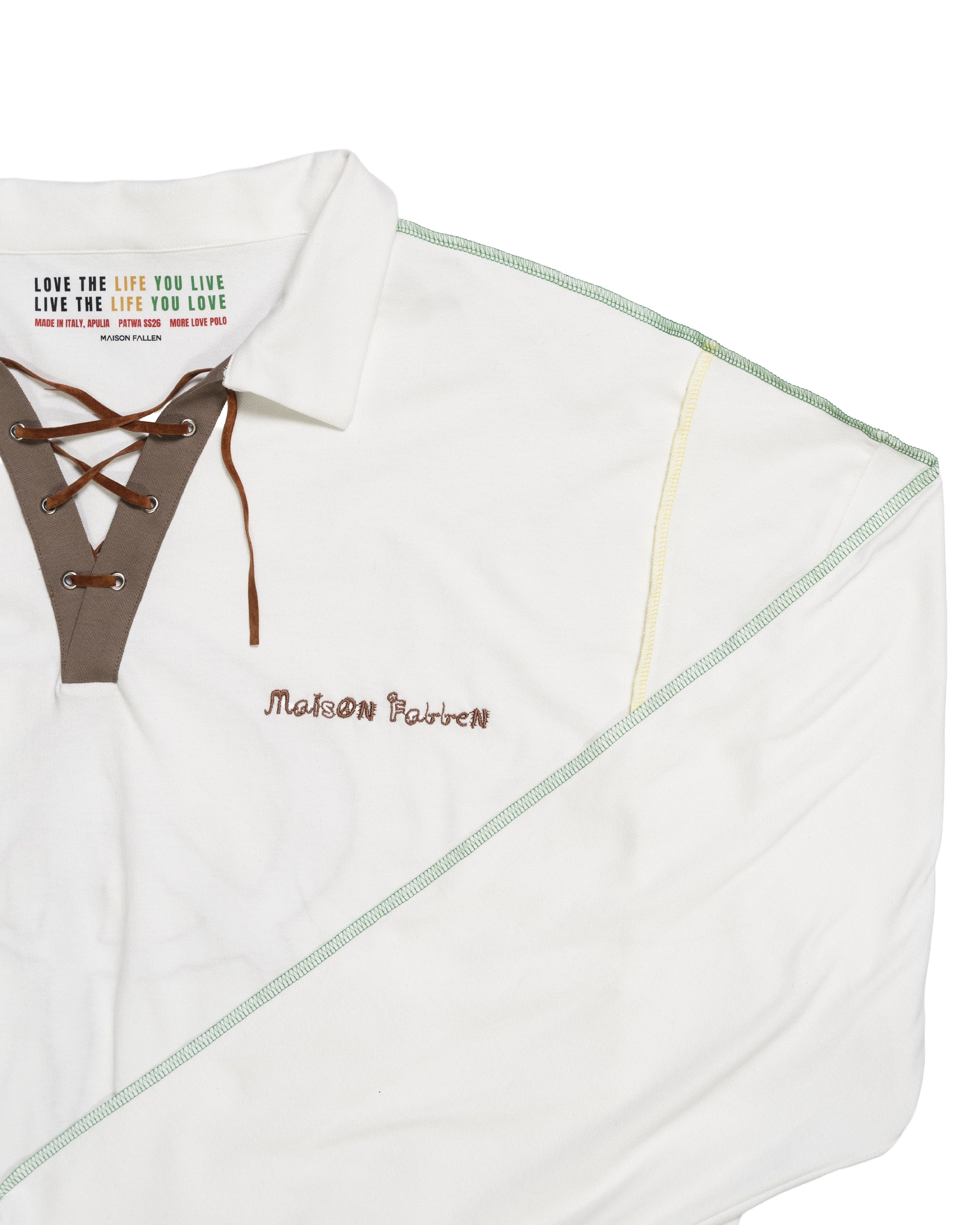 One Love Off-Shoulder Polo — Patwa SS26