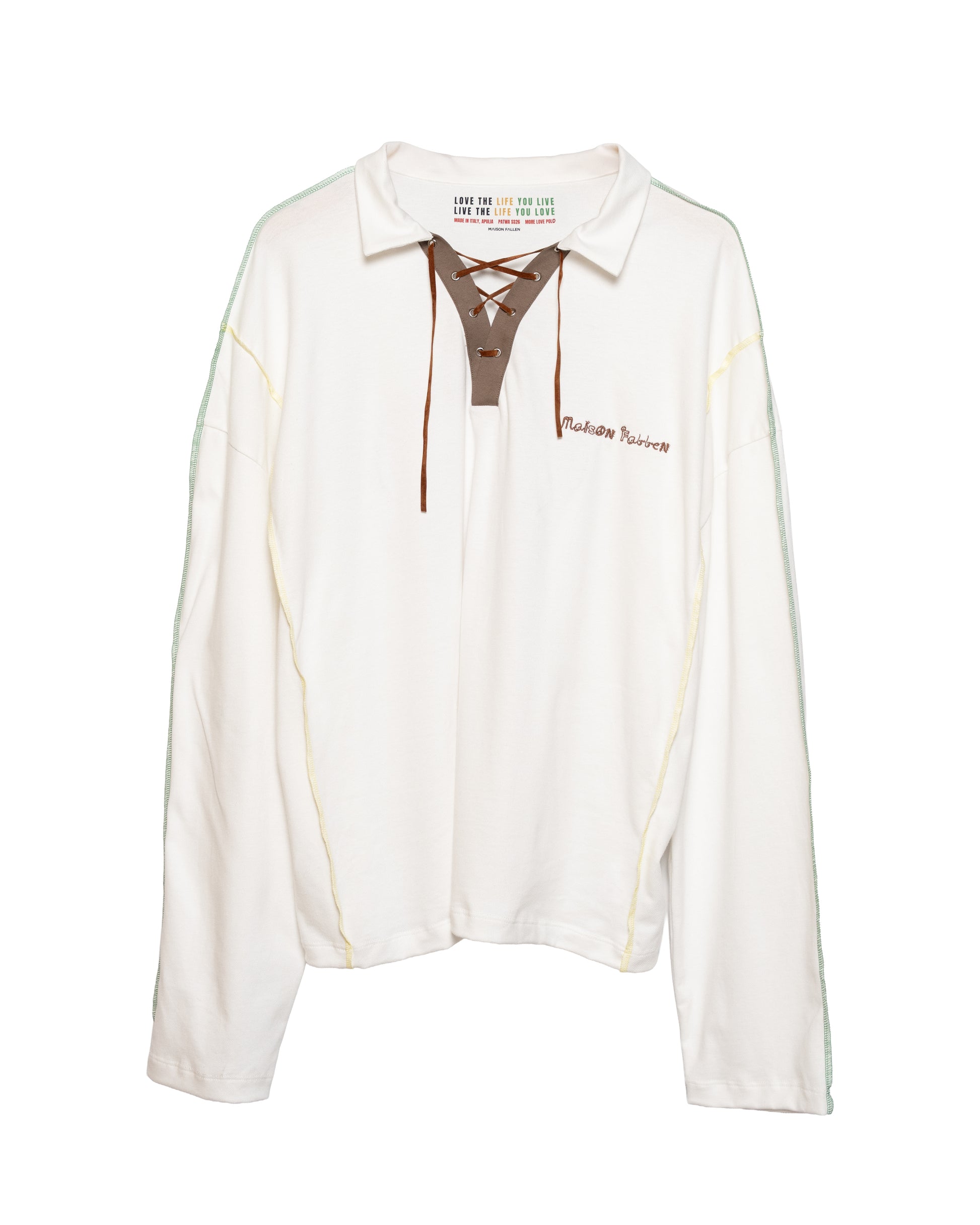 One Love Off-Shoulder Polo — Patwa SS26