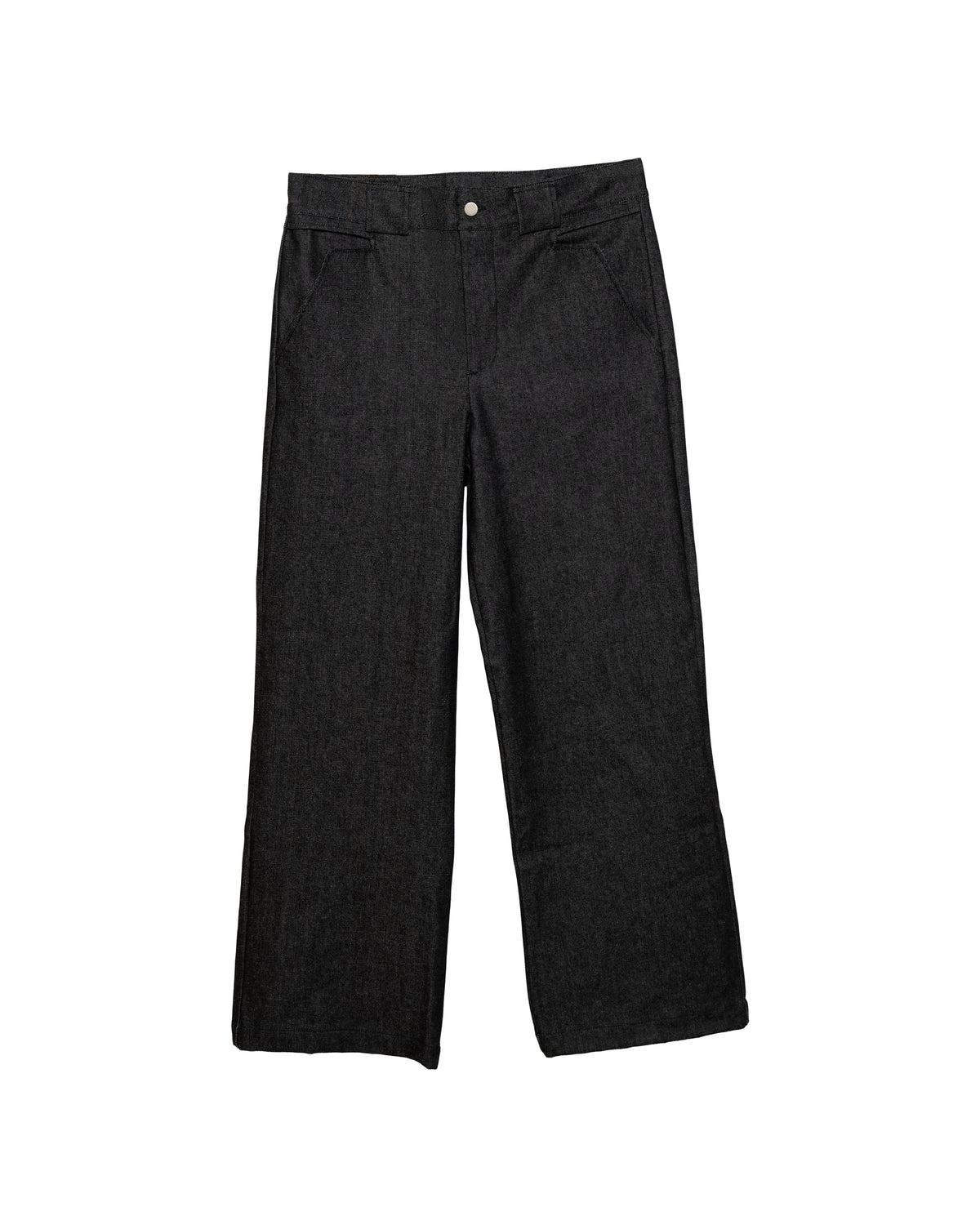 Black Raw Denim Jeans — 1969 Follemente
