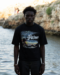 “Carribean” organic cotton boxy tee — Patwa SS26