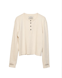Thumbhole Longsleeve — Iris Ivory