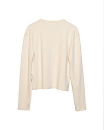 Thumbhole Longsleeve — Iris Ivory