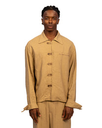 Coconut Linen Shirt Sand — Patwa SS26
