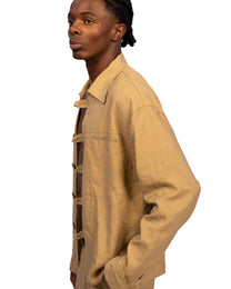 Coconut Linen Shirt Sand — Patwa SS26