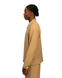 Coconut Linen Shirt Sand — Patwa SS26