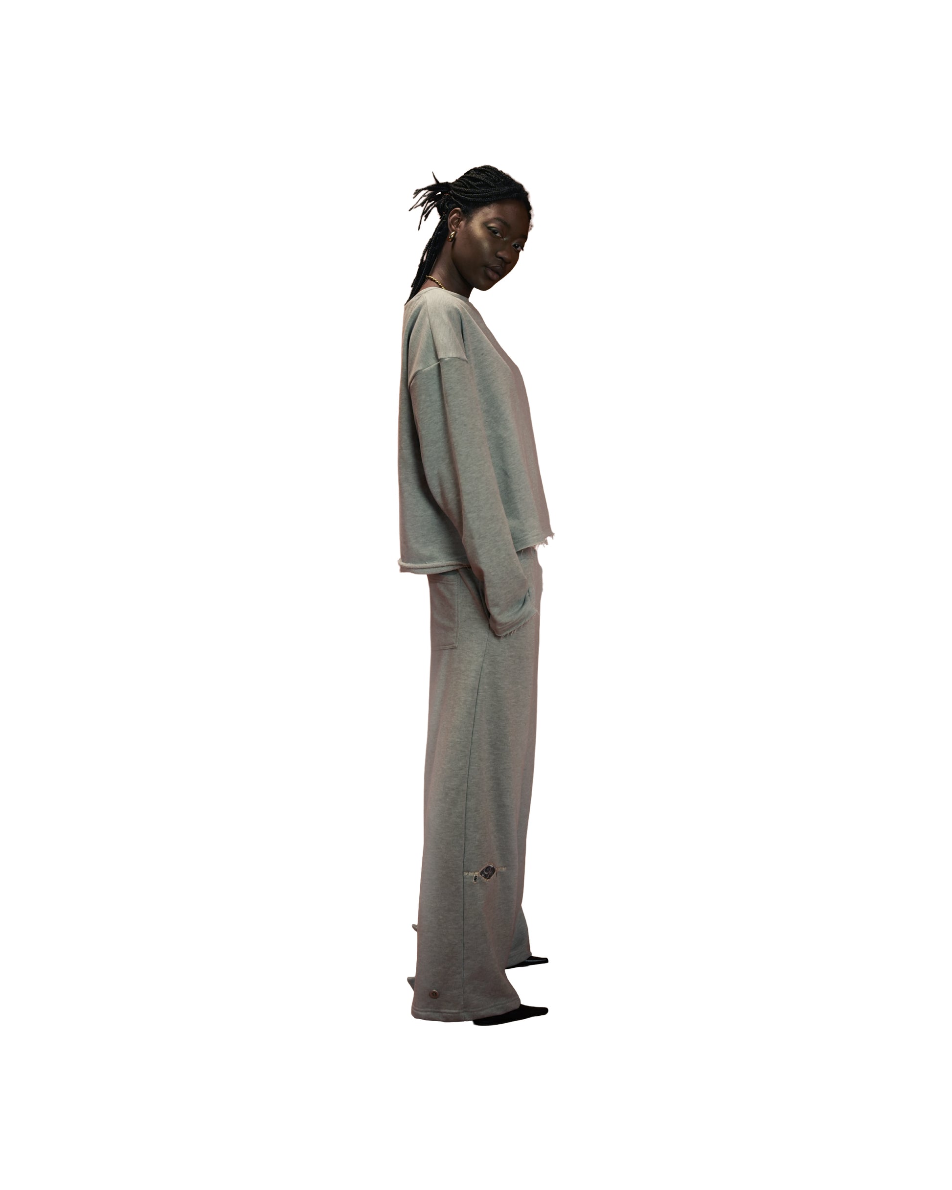 Cenere Uniform Set — Organic Cotton Sweatshirt &amp; Sweatpants