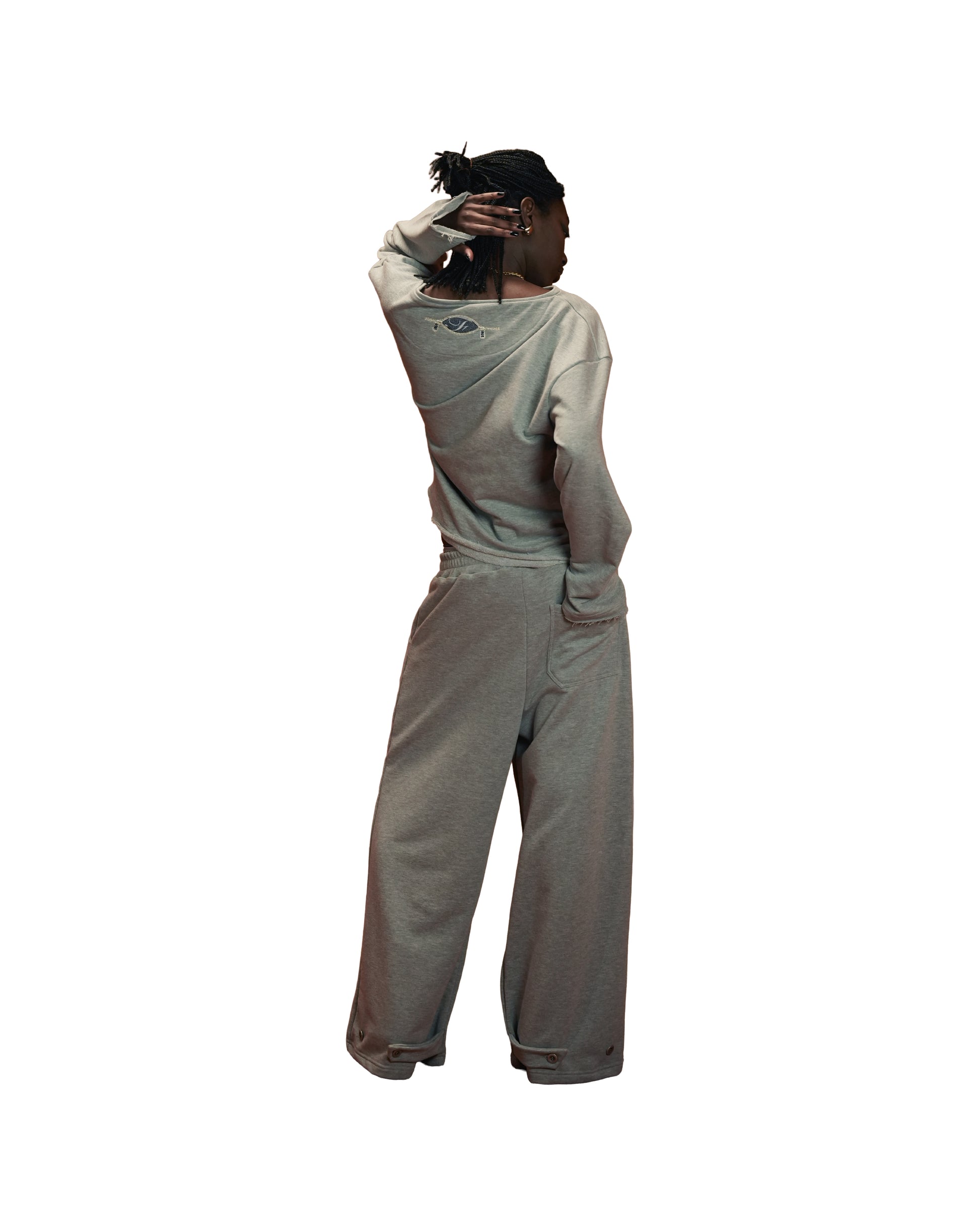 Cenere Uniform Set — Organic Cotton Sweatshirt &amp; Sweatpants