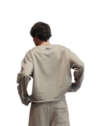 Cenere Sweatshirt — Organic Cotton Boat Neck