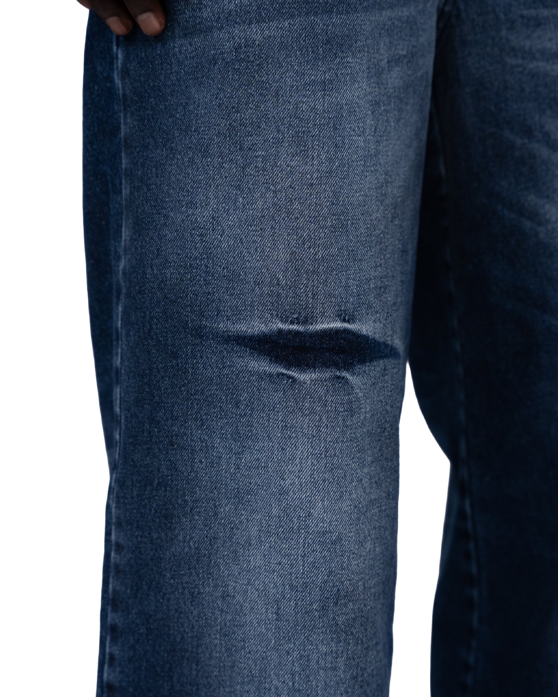 “Follemente” vintage washed denim pants — 1969 Follemente