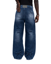 “Follemente” vintage washed denim pants — 1969 Follemente