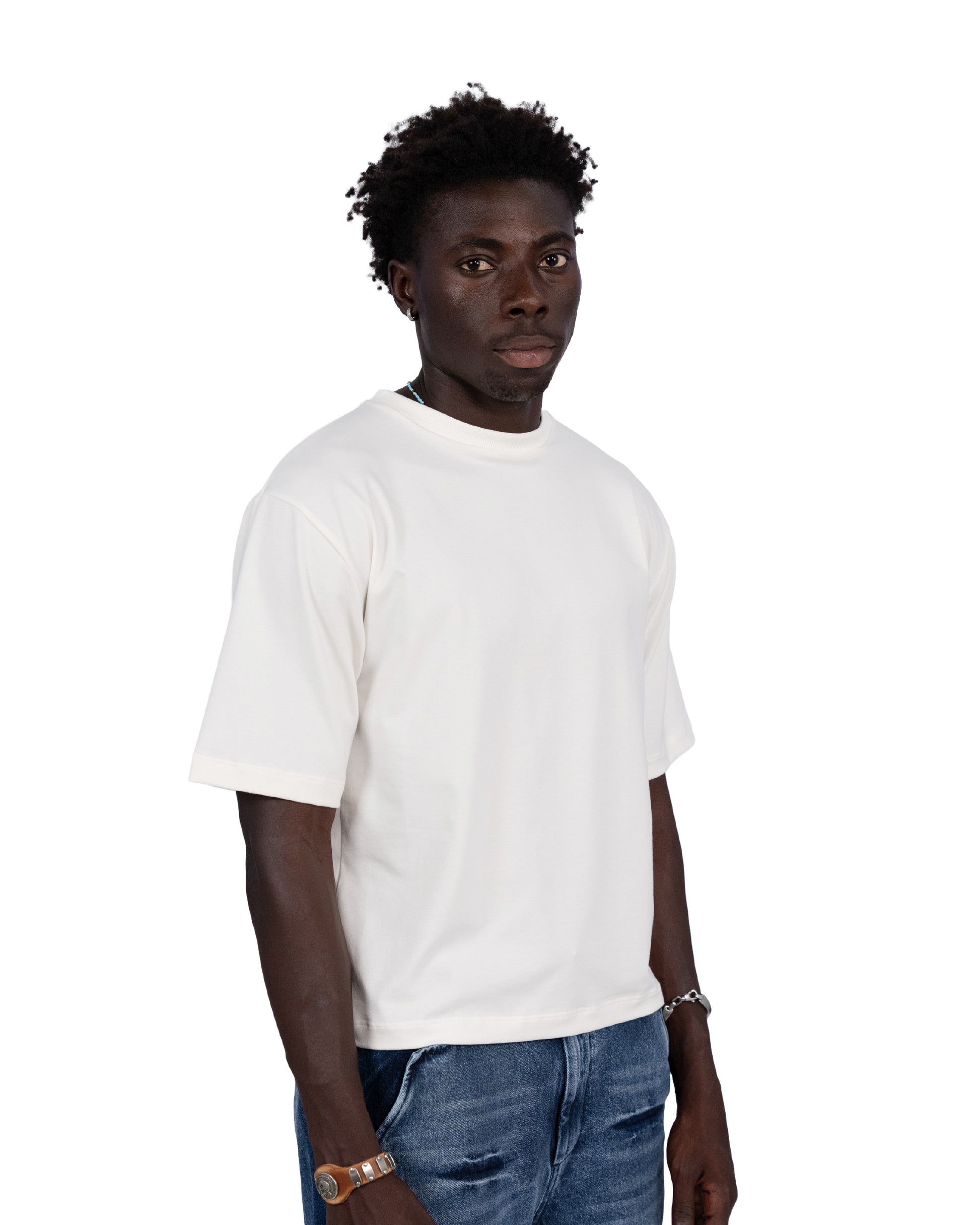 “everyday” organic cotton tee white